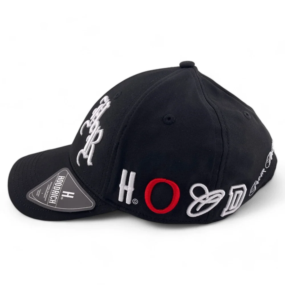 Hoodrich OG Heat Sport Strapback Internal Zipper Pocket Black Adjustable Hat Cap
